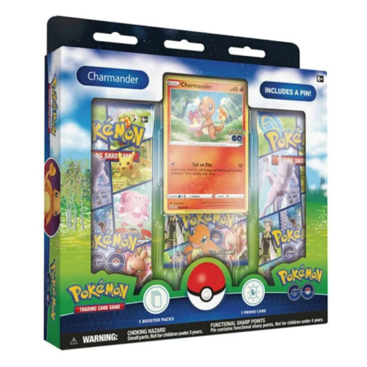 Pokémon TCG: Pokémon GO: Pin Kollektion Glumanda (ENG)