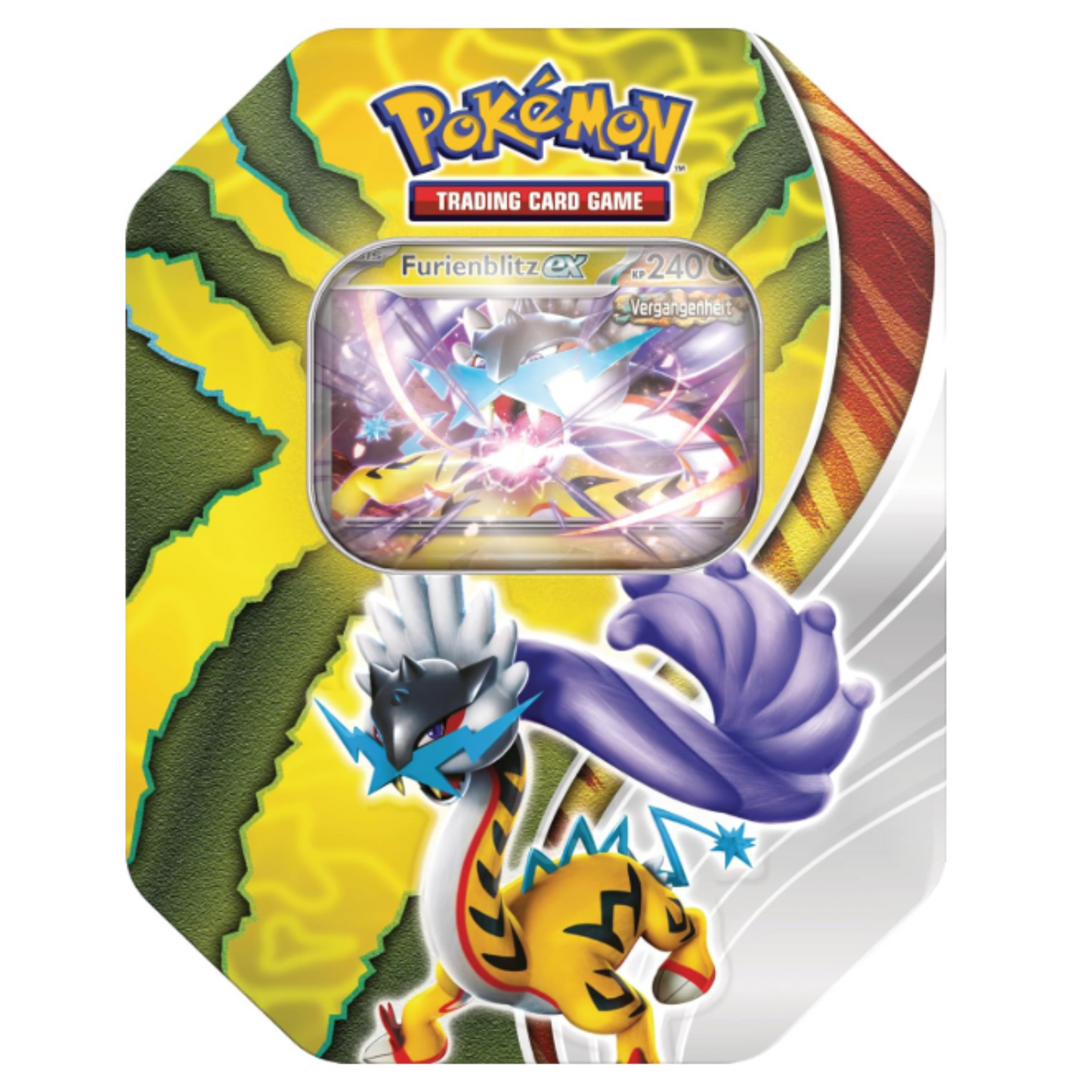 Pokémon TCG: Tin-Box Paradox-Schicksale - Furienblitz-ex (DE)