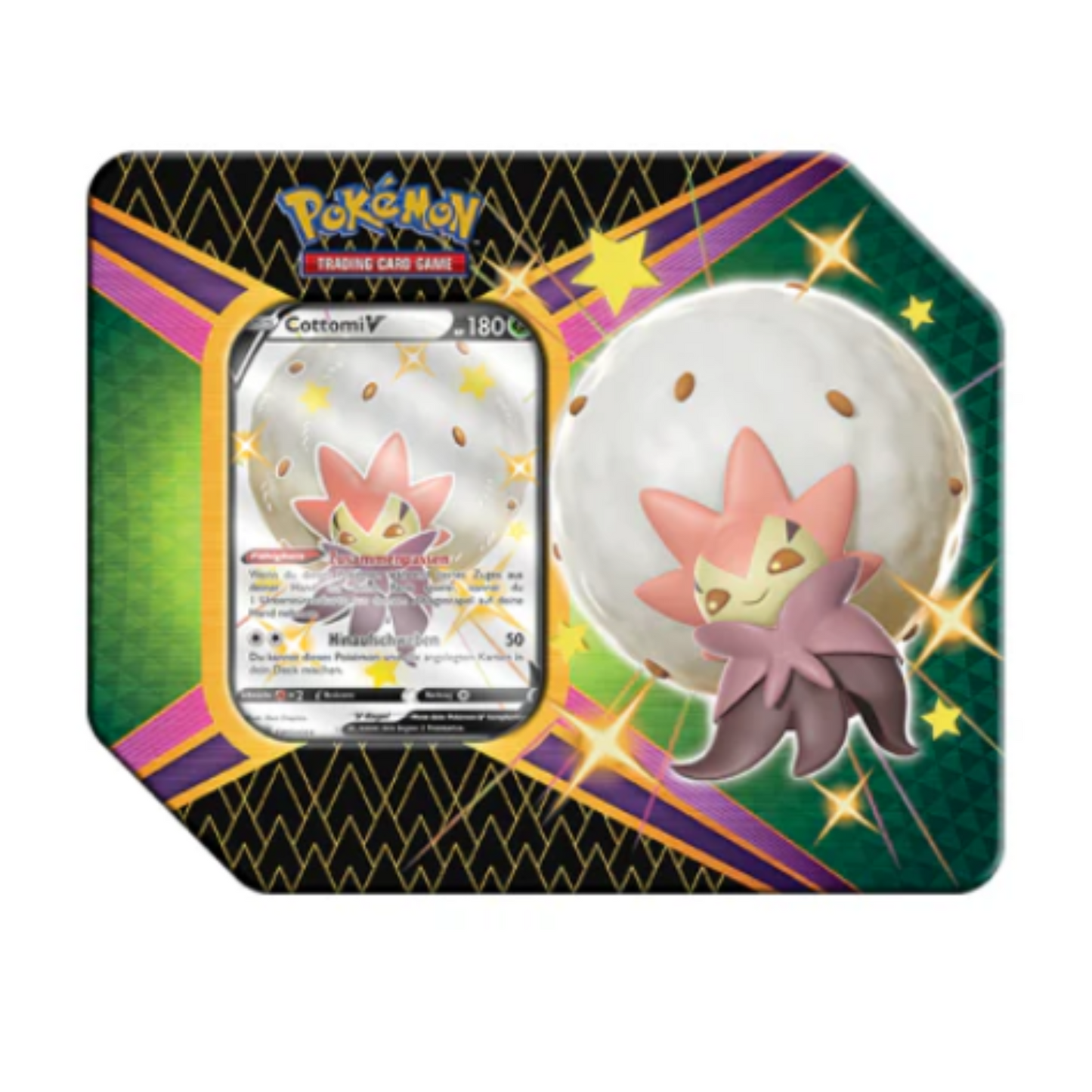 Pokémon TCG: Glänzendes Schicksal Cottomi V Tin Box (DE)