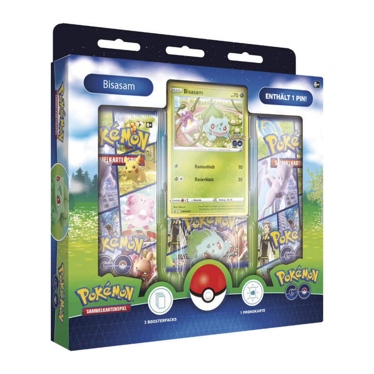 Pokémon TCG: Pokémon GO: Pin Kollektion Bisasam (ENG)