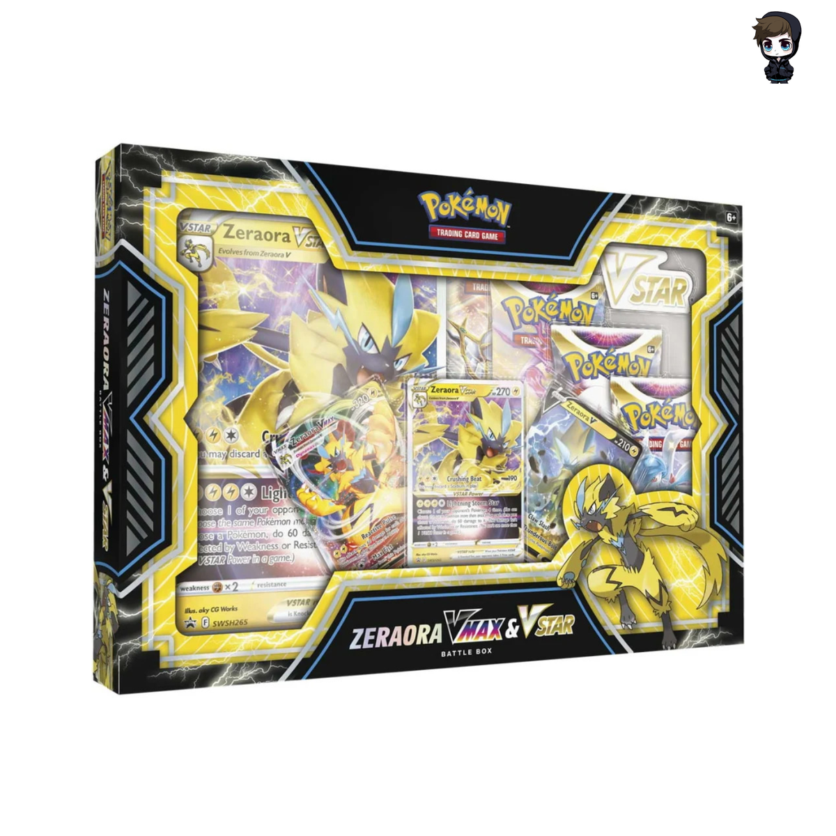Pokémon TCG: Zeraora VMAX & VSTAR Battle Box (DE)