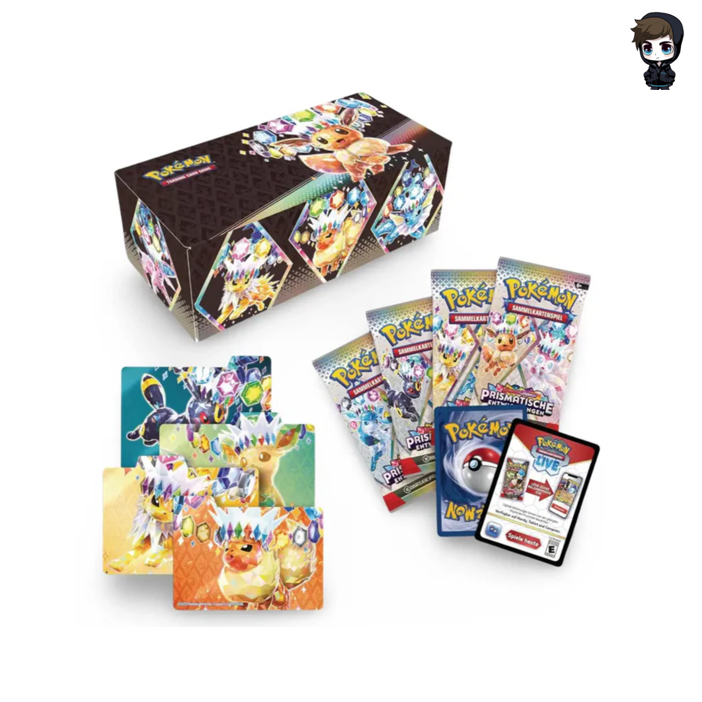 Pokémon TCG: Prismatische Entwicklungen Überraschungsbox (DE)