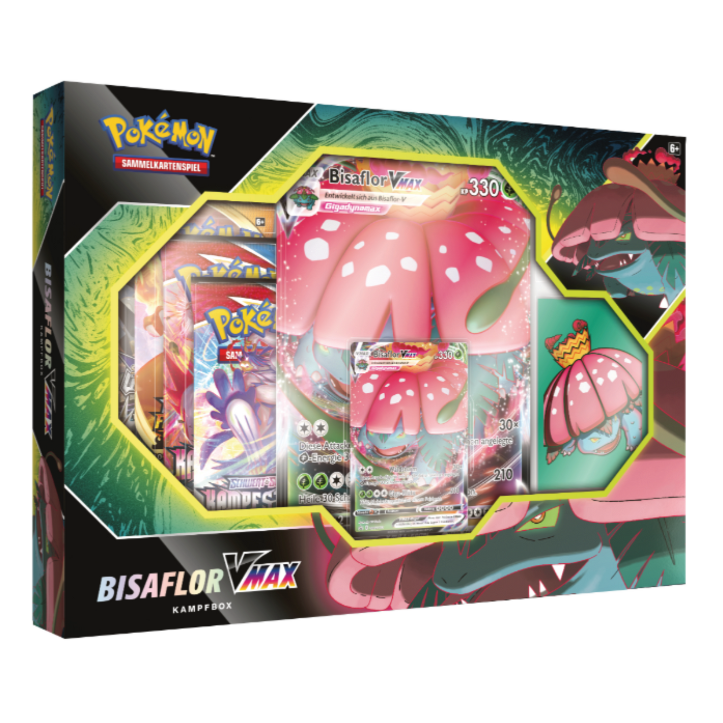 Pokémon TCG: Bisaflor VMAX Kampfbox (DE)