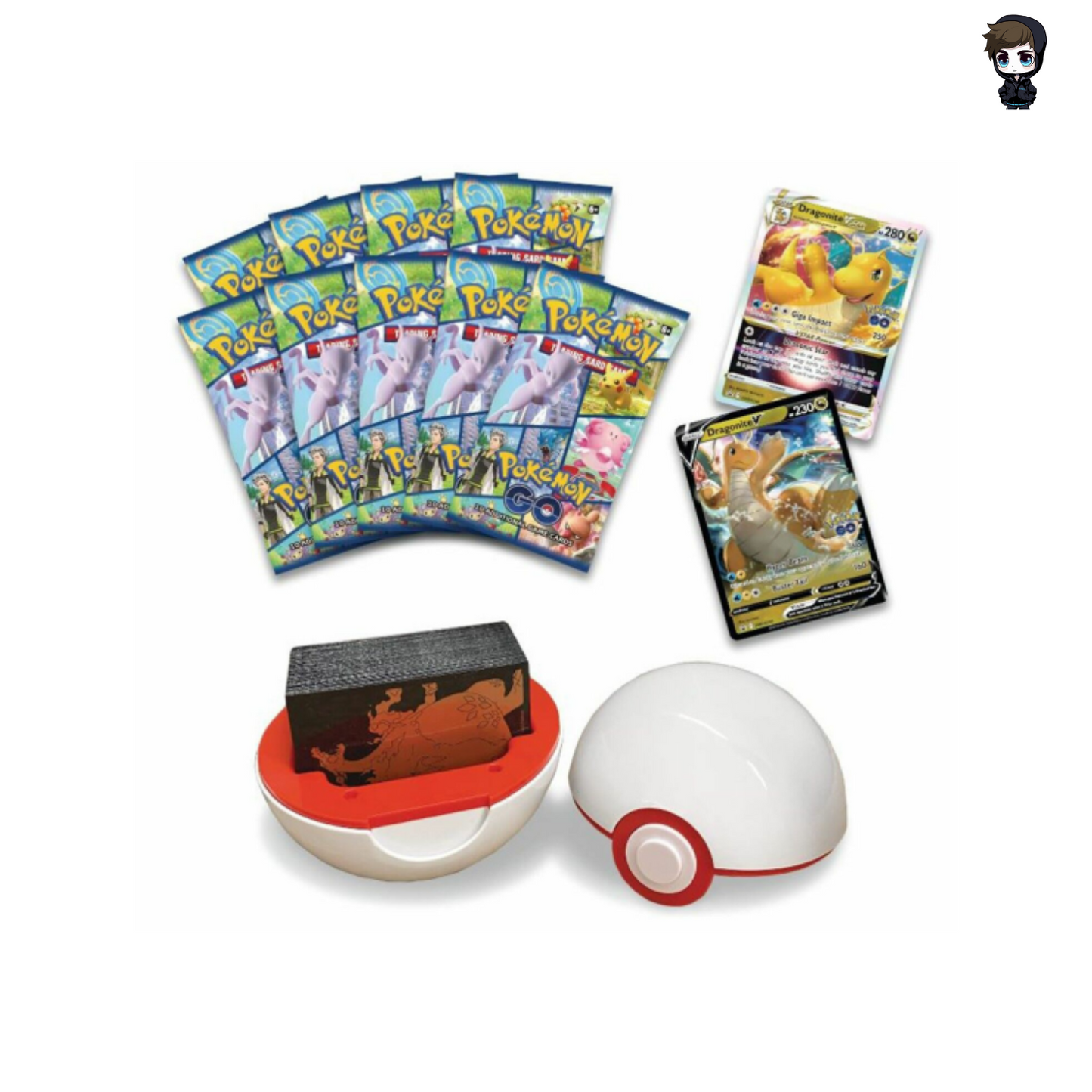 Pokémon TCG: Pokémon GO Premier Deck Holder Collection - Dragoran VSTAR (EN)