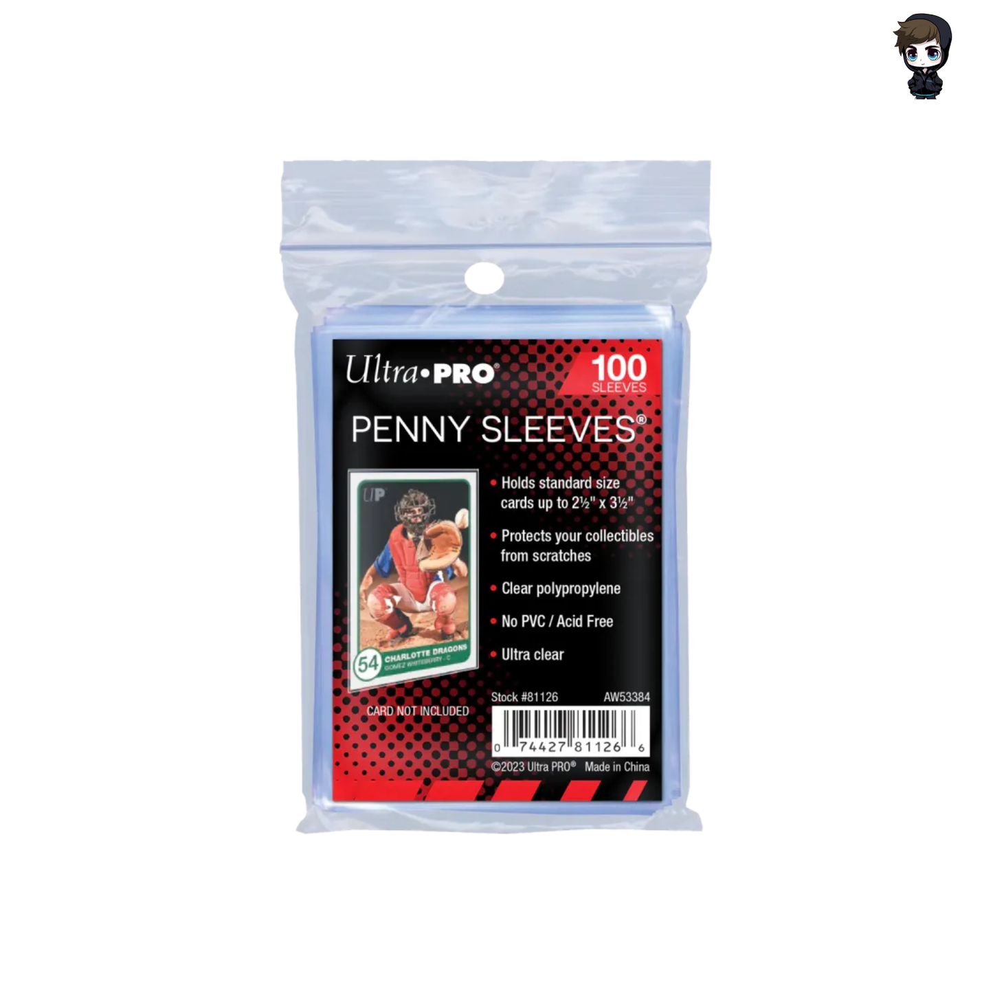 Ultra Pro Penny Sleeves Kartenhüllen für Trading Cards - 100 Stück