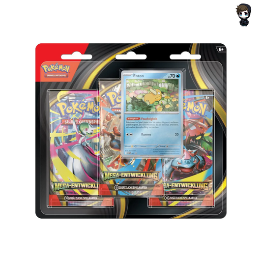 Pokémon TCG: Pokemon Mega-Entwicklungen 3-Pack Blister (DE)