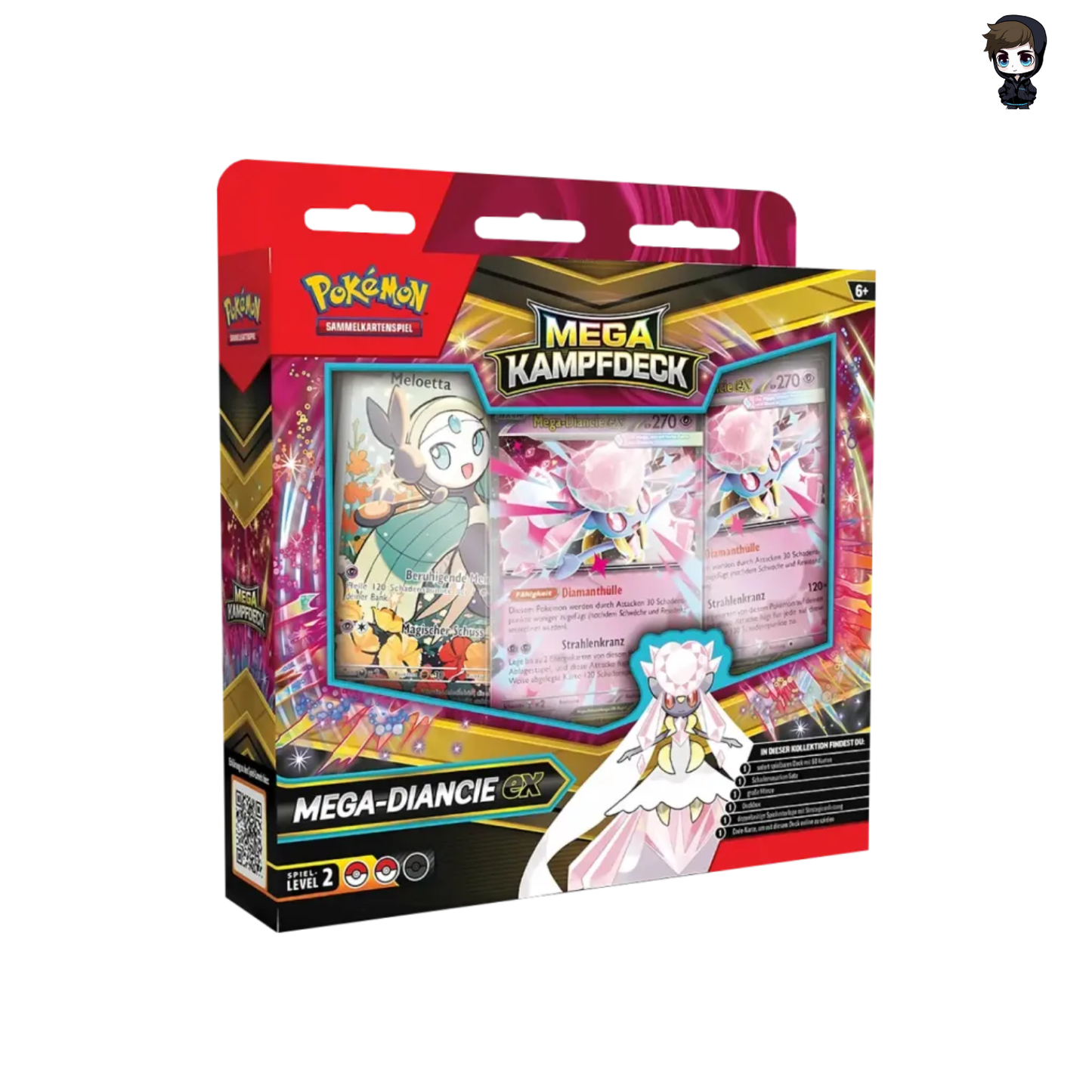 Pokémon TCG: Mega-Kampfdeck: Mega-Diancie-ex / Mega-Gengar-ex (DE)