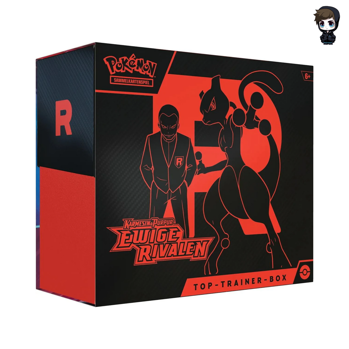Pokémon TCG: Karmesin & Purpur Ewige Rivalen Top-Trainer-Box (DE)