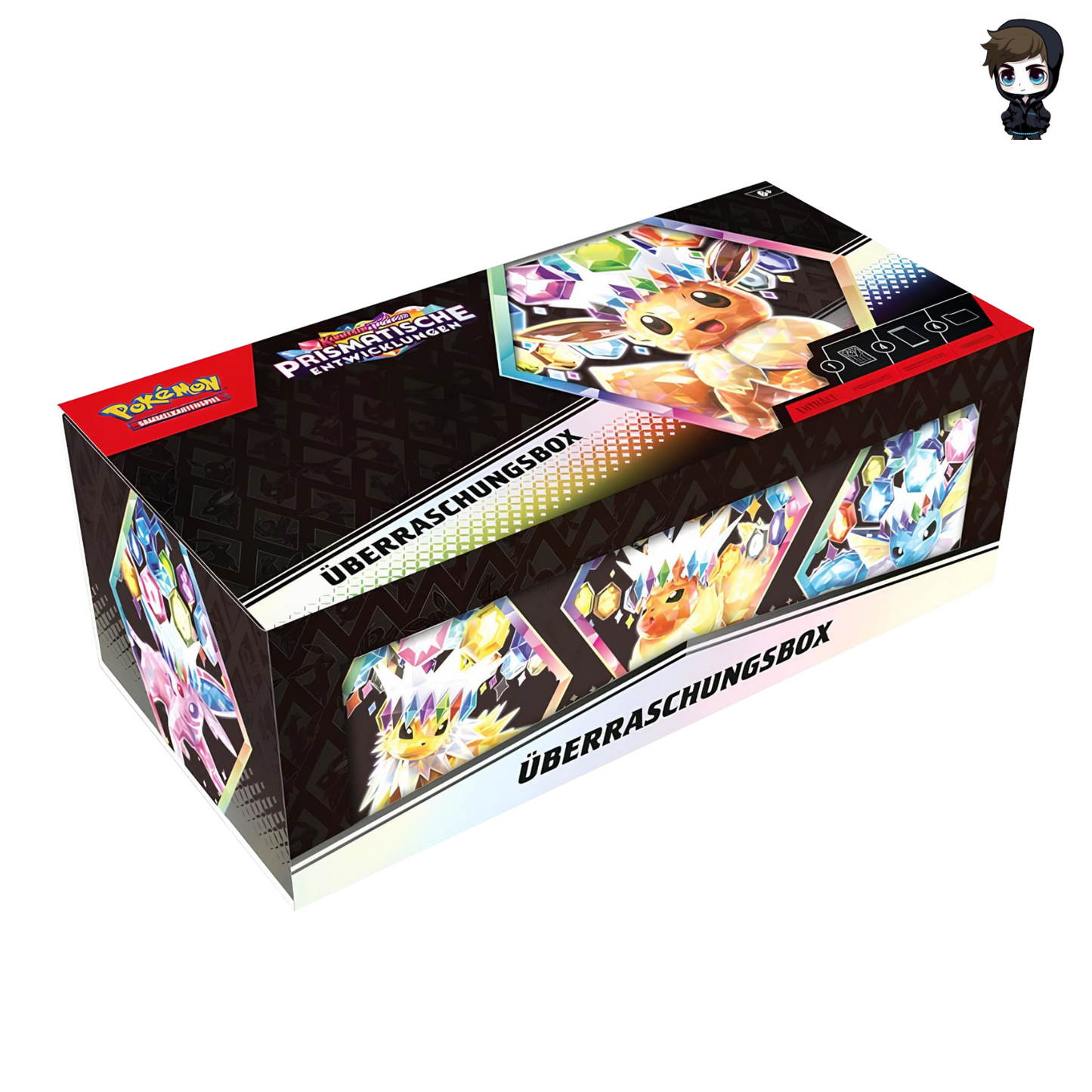 Pokémon TCG: Prismatische Entwicklungen Überraschungsbox (DE)