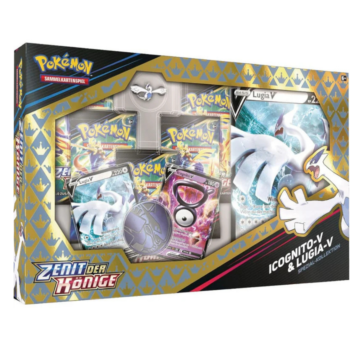 Pokémon TCG: Zenit der Könige: Icognito-V & Lugia-V Spezial-Kollektion (DE)